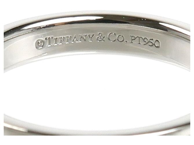 Anello Fascia Piatta Tiffany & Co. Pt950 Platinum - vista 5