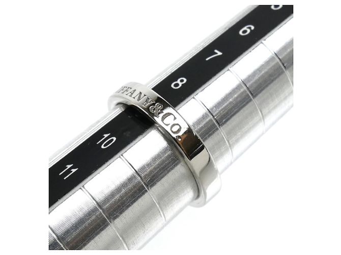 Anello Fascia Piatta Tiffany & Co. Pt950 Platinum - vista 6