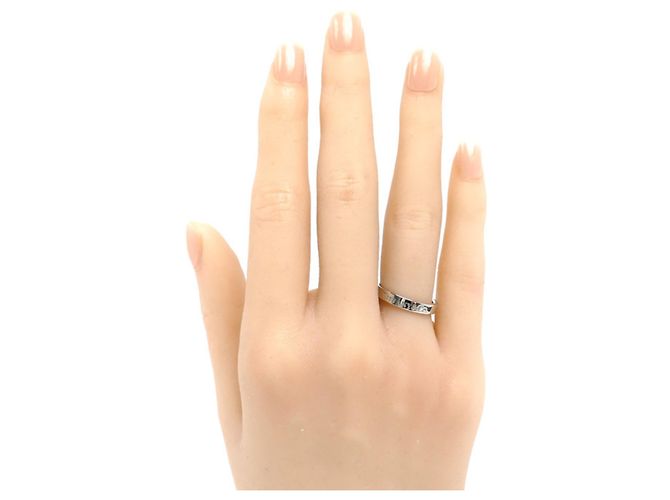 Anello Fascia Piatta Tiffany & Co. Pt950 Platinum - vista 7