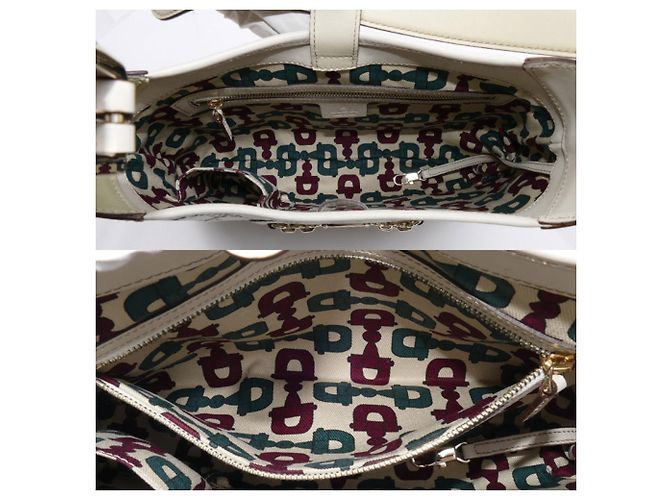 Borsa Gucci Guccissima One-Shoulder Bianco - vista 5