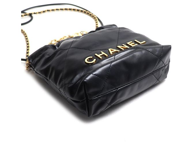 Borsa a tracolla 2-Way Chanel 22 Mini Nero - vista 3