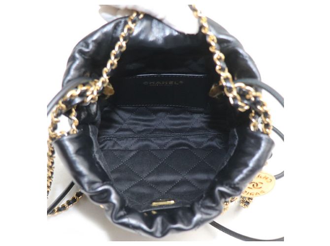 Borsa a tracolla 2-Way Chanel 22 Mini Nero - vista 4