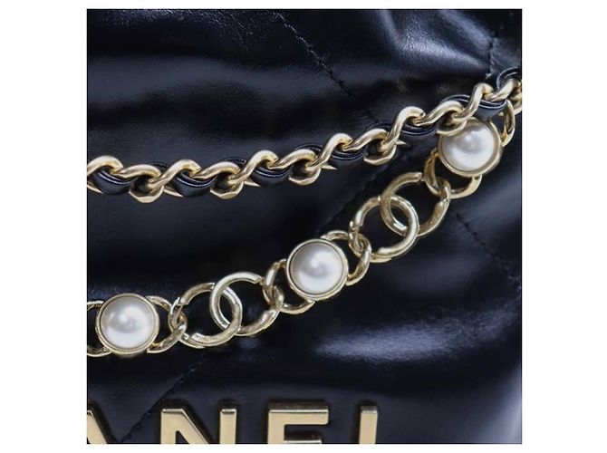 Borsa a tracolla 2-Way Chanel 22 Mini Nero - vista 7