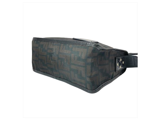 Fendi Schultertasche mit Zucca-Muster Braun - Ansicht 3