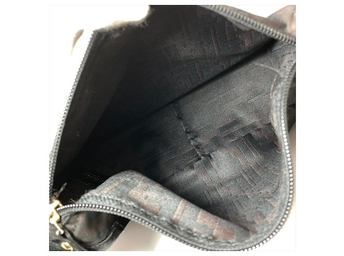 Fendi Schultertasche mit Zucca-Muster Braun - Ansicht 6