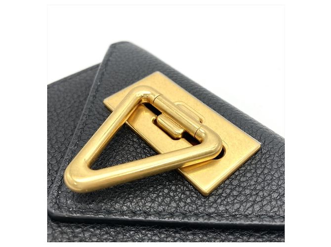 Bottega Veneta Tarjetero acordeón Triangle Saint Germain Negro - vista 5