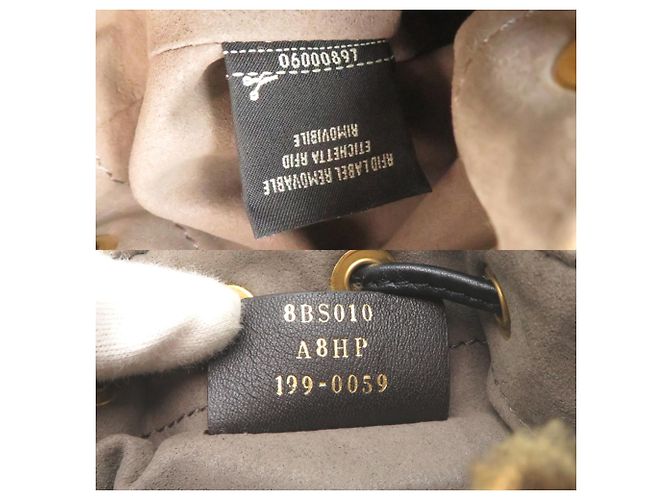 Borsa in pelliccia Fendi Mon Trésor Brown Marrone - vista 8