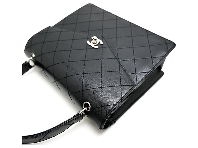 Timeless Borsa Chanel Top Handle Matelassé - vista 3