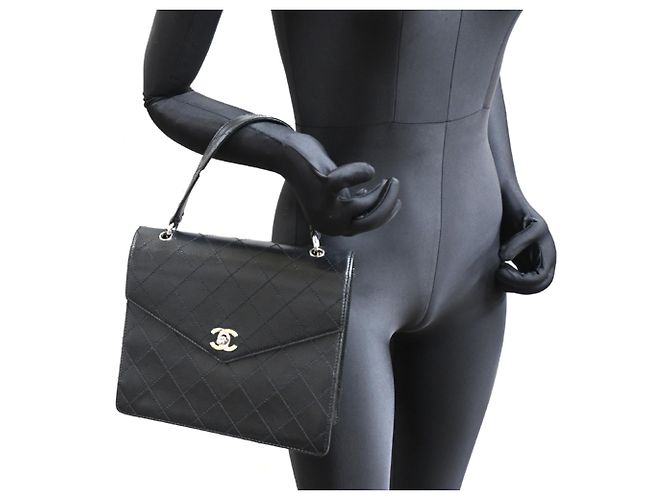 Timeless Borsa Chanel Top Handle Matelassé - vista 9