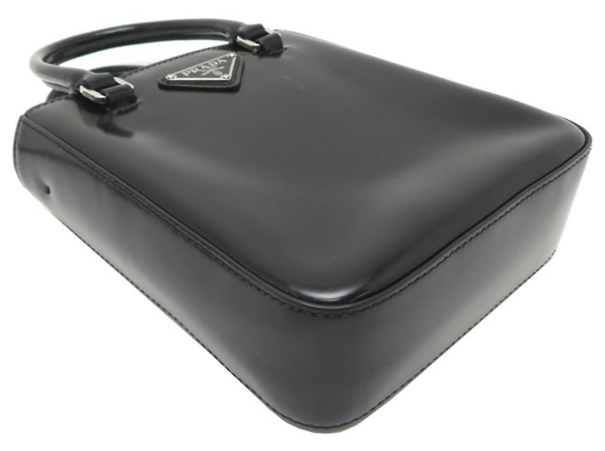 Borsa a mano Prada Small in pelle spazzolata da donna Nero - vista 3