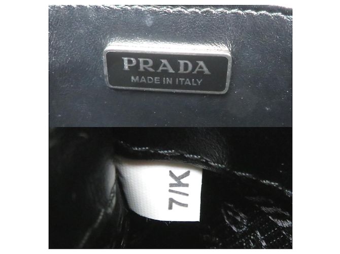 Borsa a mano Prada Small in pelle spazzolata da donna Nero - vista 7