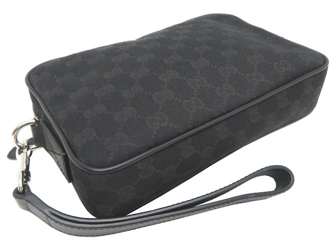 Borsa a pochette Gucci GG Pattern Nero - vista 3