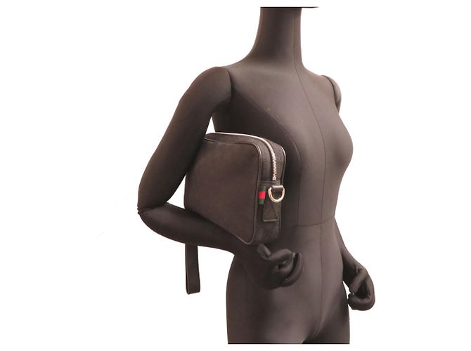 Borsa a pochette Gucci GG Pattern Nero - vista 9