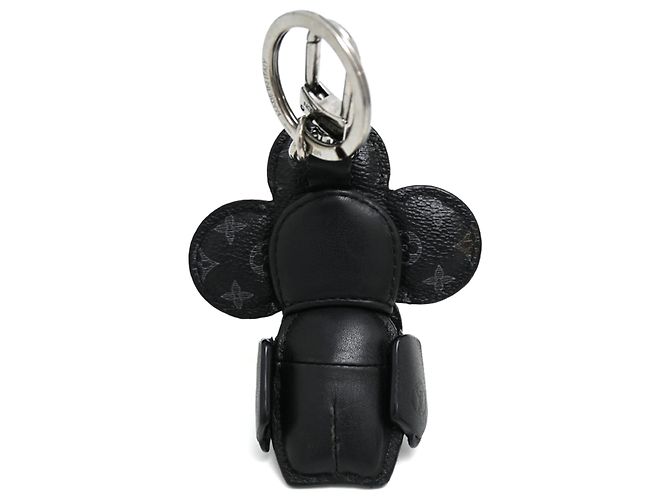 Vivienne Portachiavi Louis Vuitton Monogram Eclipse Nero - vista 2
