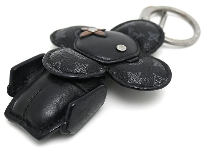 Vivienne Portachiavi Louis Vuitton Monogram Eclipse Nero - vista 3