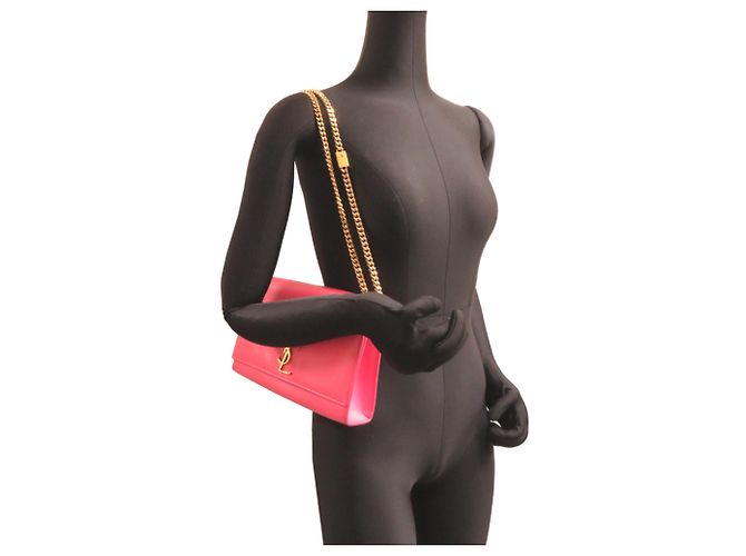 Saint Laurent Paris Kate Medium Shoulder Bag Rosa - vista 8