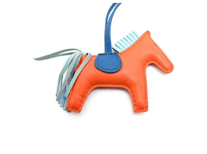 Hermès Hermes Rodeo Charm PM Blu Arancione - vista 2