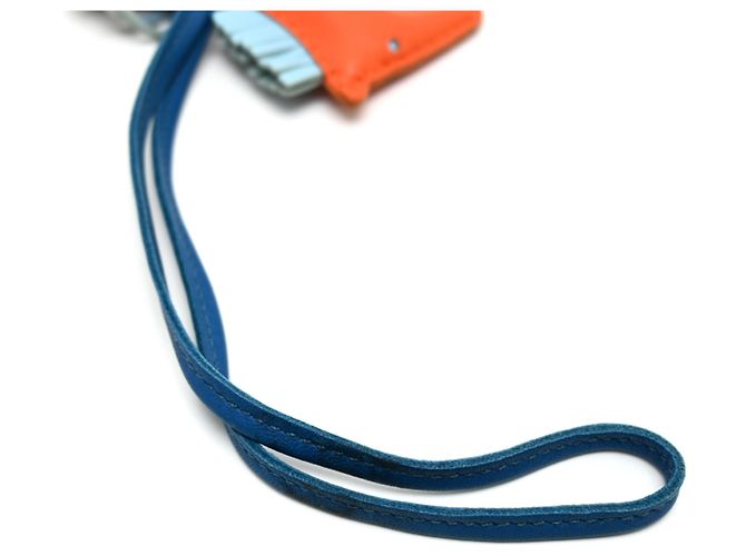 Hermès Hermes Rodeo Charm PM Blu Arancione - vista 3