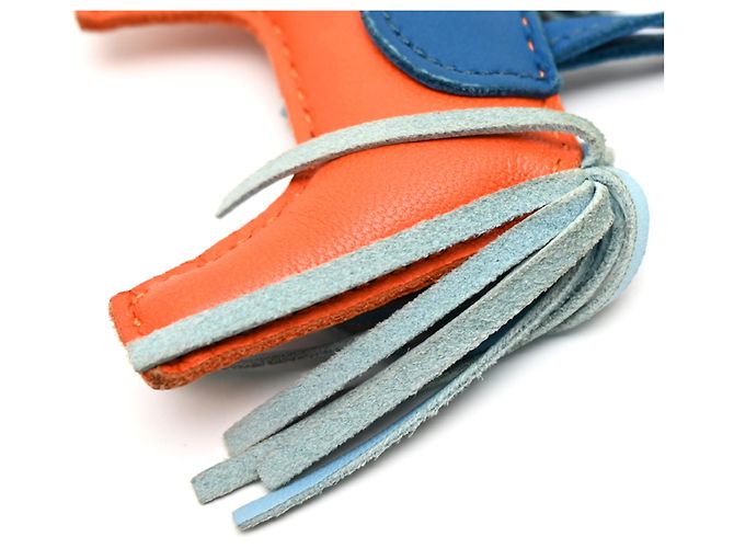 Hermès Hermes Rodeo Charm PM Blu Arancione - vista 4
