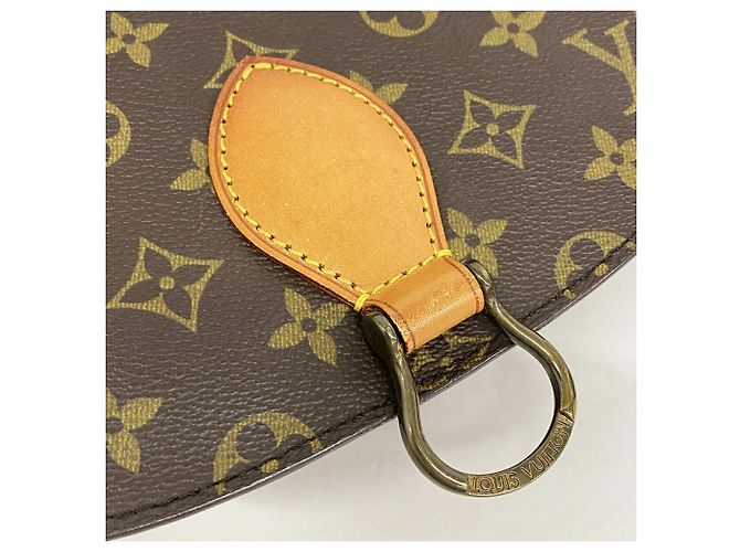 Borsa a tracolla Louis Vuitton Monogram Saint Cloud GM Marrone - vista 12