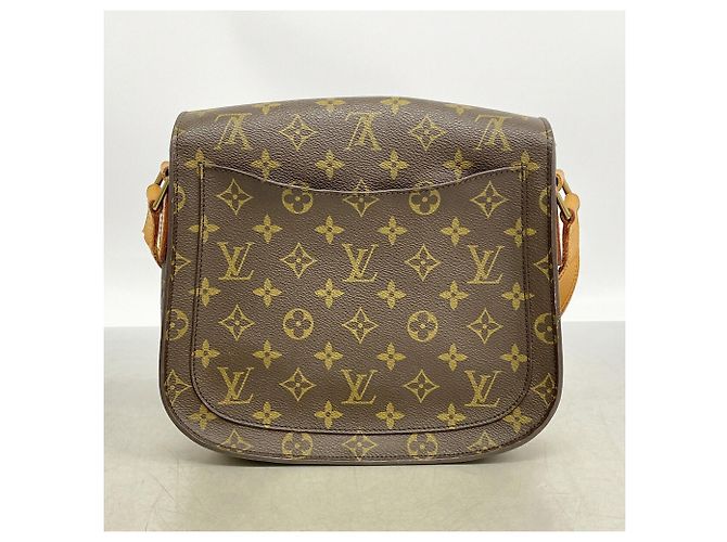 Borsa a tracolla Louis Vuitton Monogram Saint Cloud GM Marrone - vista 13