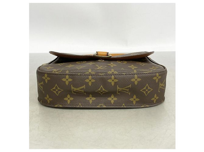 Borsa a tracolla Louis Vuitton Monogram Saint Cloud GM Marrone - vista 3
