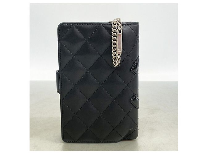 Cartera Chanel Cambon de piel de cordero en negro - vista 5