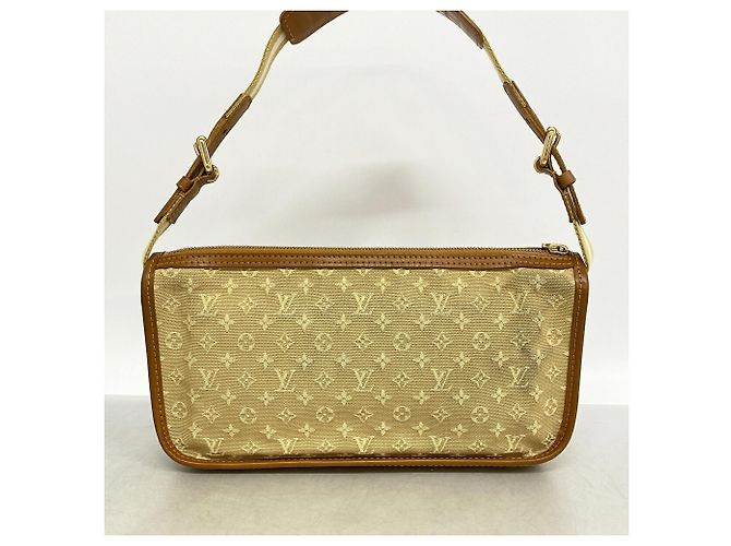 Borsa a tracolla Louis Vuitton Monogram Mini Pochette Catherine Beige - vista 10