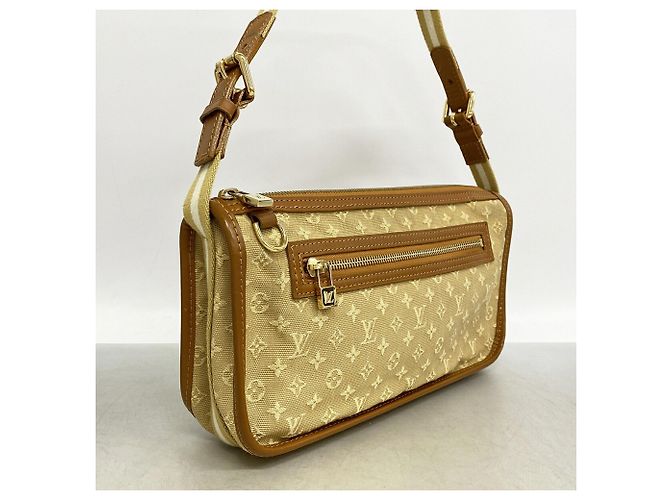 Borsa a tracolla Louis Vuitton Monogram Mini Pochette Catherine Beige - vista 2