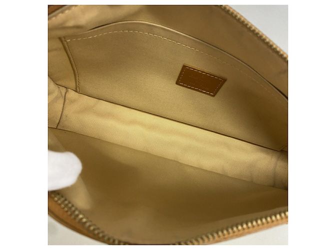 Borsa a tracolla Louis Vuitton Monogram Mini Pochette Catherine Beige - vista 4