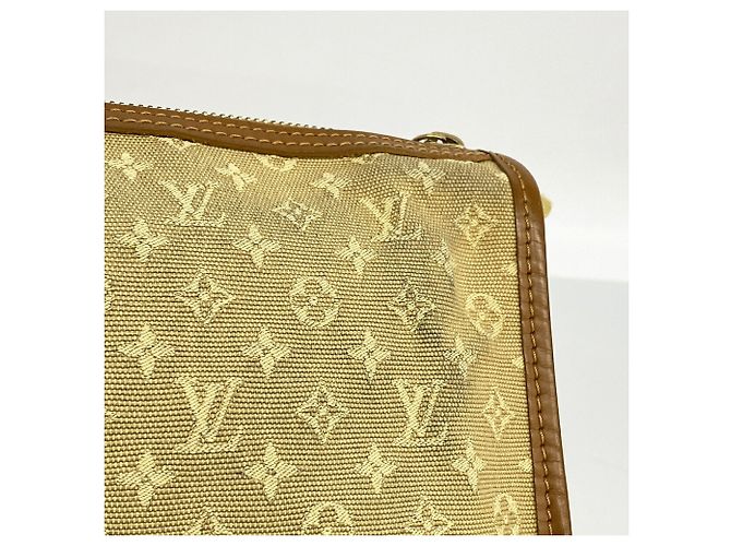 Borsa a tracolla Louis Vuitton Monogram Mini Pochette Catherine Beige - vista 9