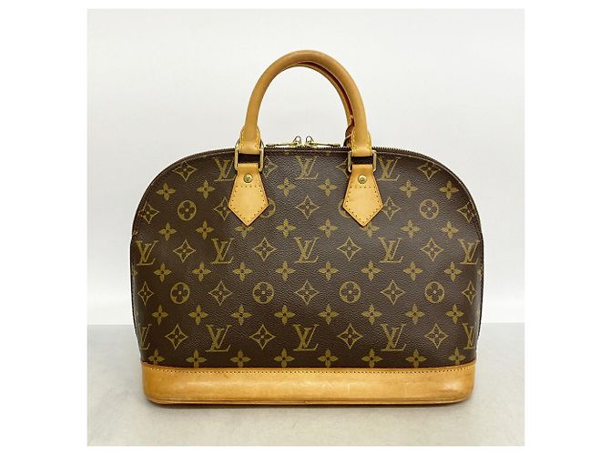 Louis Vuitton Alma Monogram Handtasche M51130 Braun - Ansicht 10