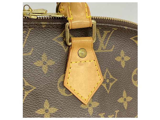 Louis Vuitton Alma Monogram Handtasche M51130 Braun - Ansicht 9