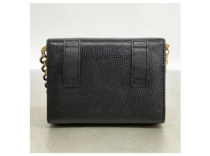 Borsa a tracolla in pelle Vara Salvatore Ferragamo Nero - vista 10