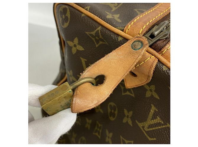 Bolso Louis Vuitton Boston Monogram Saxpool 45 Castaño - vista 10