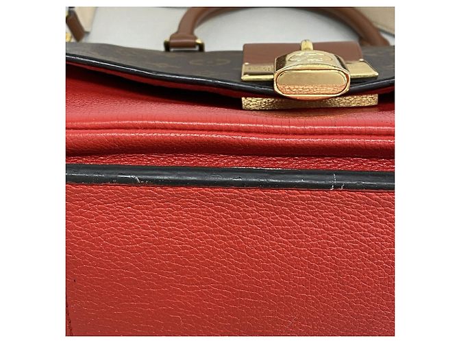 Borsa Louis Vuitton Monogram Vaugirard PM Rosso - vista 14