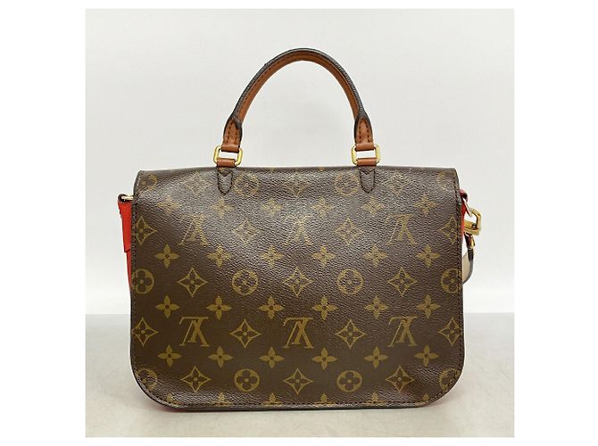 Borsa Louis Vuitton Monogram Vaugirard PM Rosso - vista 15
