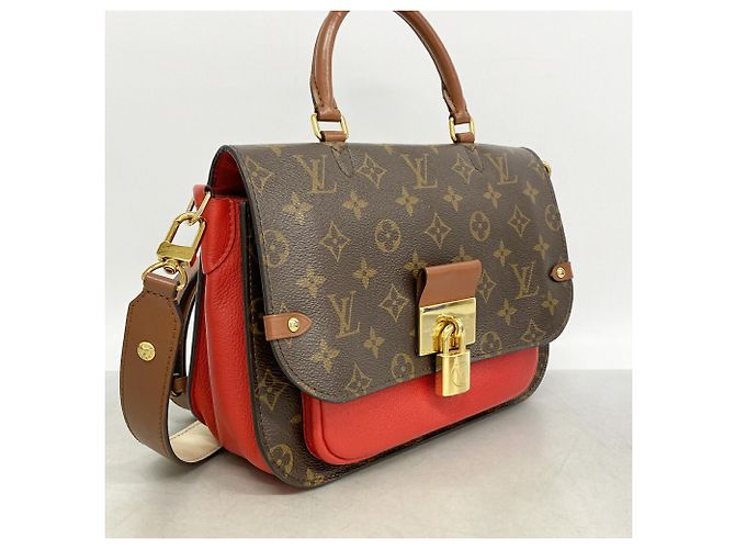 Borsa Louis Vuitton Monogram Vaugirard PM Rosso - vista 2