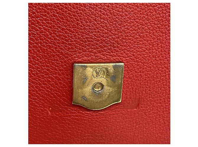 Borsa Louis Vuitton Monogram Vaugirard PM Rosso - vista 7