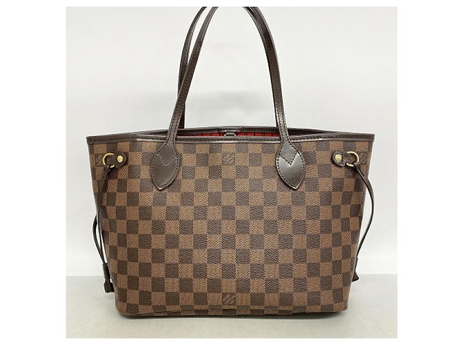 Borsa Tote Louis Vuitton Damier Neverfull PM N51109 Ebene Damier ebene - vista 11