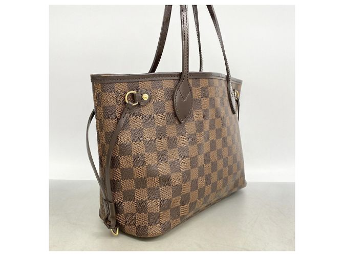 Borsa Tote Louis Vuitton Damier Neverfull PM N51109 Ebene Damier ebene - vista 2