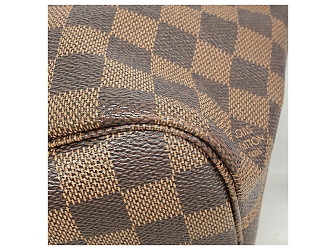 Borsa Tote Louis Vuitton Damier Neverfull PM N51109 Ebene Damier ebene - vista 7