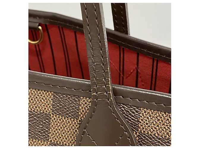 Borsa Tote Louis Vuitton Damier Neverfull PM N51109 Ebene Damier ebene - vista 8