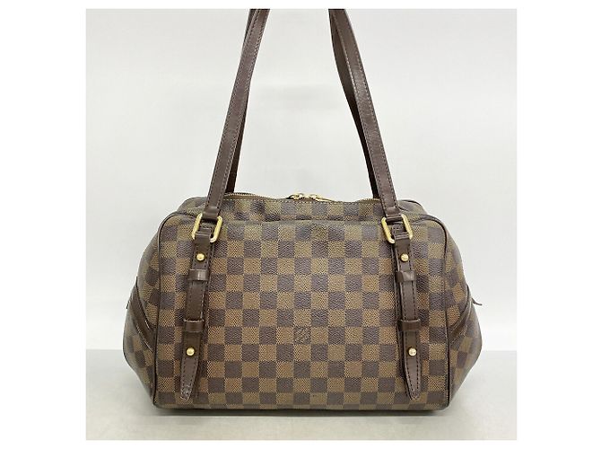 Borsa a tracolla Louis Vuitton Damier Rivington GM Marrone Damier ebene - vista 13