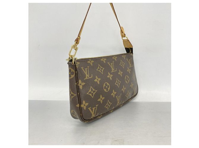 Louis Vuitton Monogram Pochette Accessoires Pouch Marrone - vista 2
