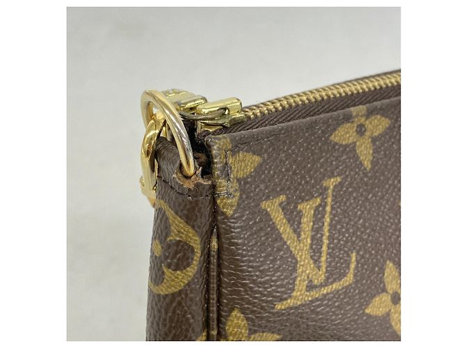 Louis Vuitton Monogram Pochette Accessoires Pouch Marrone - vista 6