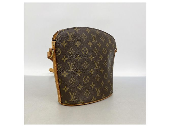 Borsa a tracolla Louis Vuitton Monogram Druot Marrone - vista 2