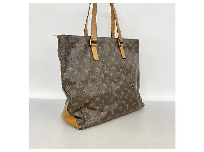 Borsa Cabas Mezzo Monogram Louis Vuitton Marrone - vista 2