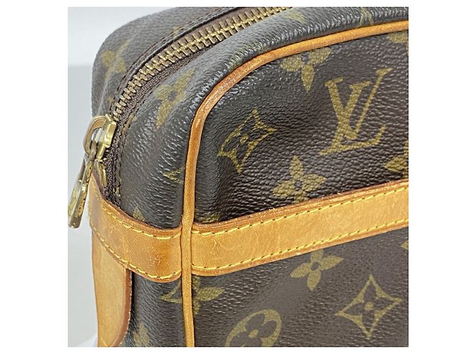 Borsa a Clutch Louis Vuitton Monogram Compiegne 28 Marrone - vista 7