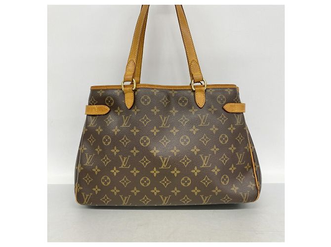 Borsa Tote Orizzontale Louis Vuitton Monogram Batignolles Marrone - vista 11